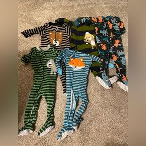 Lot of carters PJs 12 month boys